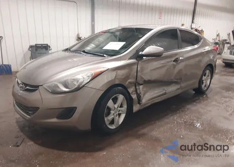 2013 Hyundai Elantra Gls from USA, damaged, VIN 5NPDH4AE4DH348548